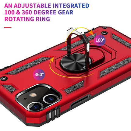 Stoßfeste TPU + PC-Schutzhülle mit 360 Grad drehbarer Halterung, für iPhone 12 Pro Max, für iPhone 12 / 12 Pro, für iPhone 12 mini, für LG Harmony 4, für Xiaomi Redmi 9