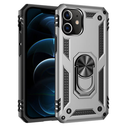 Stoßfeste TPU + PC-Schutzhülle mit 360 Grad drehbarer Halterung, für iPhone 12 Pro Max, für iPhone 12 / 12 Pro, für iPhone 12 mini, für LG Harmony 4, für Xiaomi Redmi 9