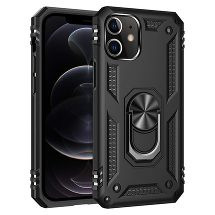 Stoßfeste TPU + PC-Schutzhülle mit 360 Grad drehbarer Halterung, für iPhone 12 Pro Max, für iPhone 12 / 12 Pro, für iPhone 12 mini, für LG Harmony 4, für Xiaomi Redmi 9