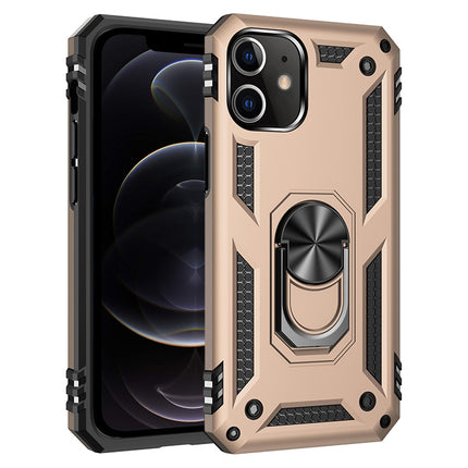 Stoßfeste TPU + PC-Schutzhülle mit 360 Grad drehbarer Halterung, für iPhone 12 Pro Max, für iPhone 12 / 12 Pro, für iPhone 12 mini, für LG Harmony 4, für Xiaomi Redmi 9