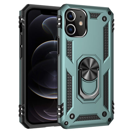 Stoßfeste TPU + PC-Schutzhülle mit 360 Grad drehbarer Halterung, für iPhone 12 Pro Max, für iPhone 12 / 12 Pro, für iPhone 12 mini, für LG Harmony 4, für Xiaomi Redmi 9