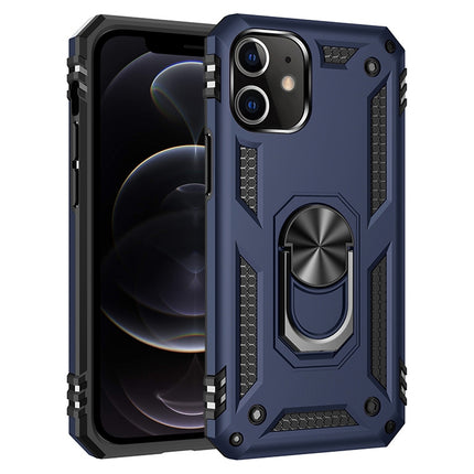 Stoßfeste TPU + PC-Schutzhülle mit 360 Grad drehbarer Halterung, für iPhone 12 Pro Max, für iPhone 12 / 12 Pro, für iPhone 12 mini, für LG Harmony 4, für Xiaomi Redmi 9
