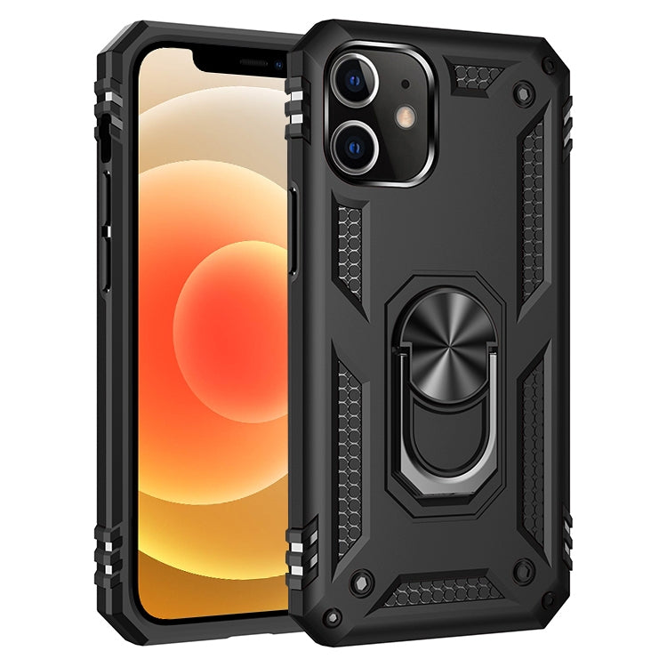 Stoßfeste TPU + PC-Schutzhülle mit 360 Grad drehbarer Halterung, für iPhone 12 Pro Max, für iPhone 12 / 12 Pro, für iPhone 12 mini, für LG Harmony 4, für Xiaomi Redmi 9