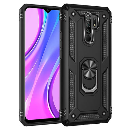 Stoßfeste TPU + PC-Schutzhülle mit 360 Grad drehbarer Halterung, für iPhone 12 Pro Max, für iPhone 12 / 12 Pro, für iPhone 12 mini, für LG Harmony 4, für Xiaomi Redmi 9
