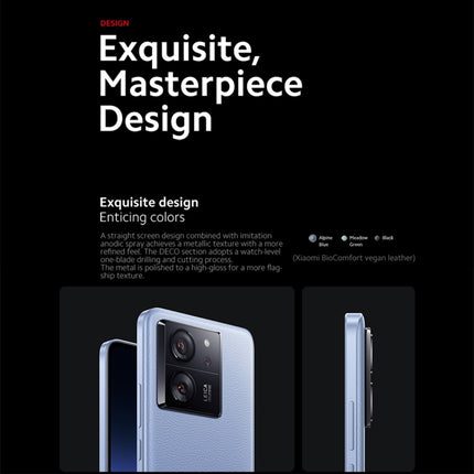 Xiaomi 13T Pro Global, 6,67 Zoll MIUI 14 MediaTek Dimensity 9200+ Octa Core 3,35 GHz, NFC, Netzwerk: 5G, Leica-Objektiv, 12 GB + 256 GB, 12 GB + 512 GB, 16 GB + 1 TB