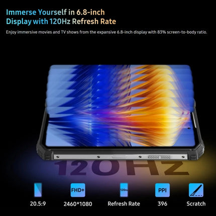 Oukitel WP19 Pro, 6,8 Zoll MediaTek Helio G99 Octa-Core, NFC, Netzwerk: 4G, WP19 Pro 8 GB + 256 GB