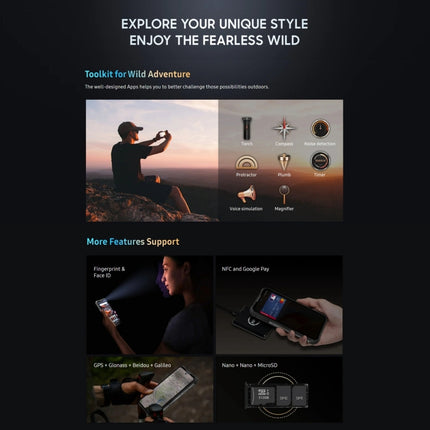 Oukitel WP19 Pro, 6,8 Zoll MediaTek Helio G99 Octa-Core, NFC, Netzwerk: 4G, WP19 Pro 8 GB + 256 GB