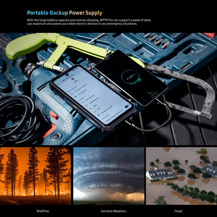 Oukitel WP19 Pro, 6,8 Zoll MediaTek Helio G99 Octa-Core, NFC, Netzwerk: 4G, WP19 Pro 8 GB + 256 GB