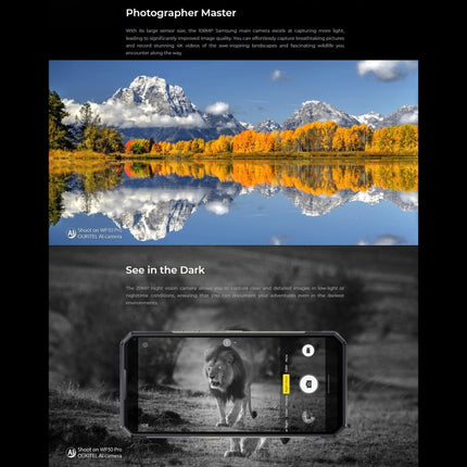 Oukitel WP30 Pro 5G, IP68/IP69K, 108MP Kamera, 11000mAh, 6,78 Zoll + 1,8 Zoll MediaTek Dimensity 8050 Octa-Core 3,0GHz, NFC, OTG, Netzwerk: 5G, WP30 Pro 5G 12GB+512GB