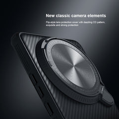 NILLKIN Black Mirror Prop CD Texture Mirror Phone Case, For vivo X100 Pro