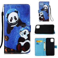 Painted Flat Texture Leather Case with Lanyard & Card Slot & Wallet & Holder, For iPhone 12 mini