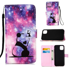 Painted Flat Texture Leather Case with Lanyard & Card Slot & Wallet & Holder, For iPhone 12 mini