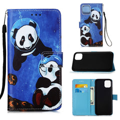 Painted Flat Texture Leather Case with Lanyard & Card Slot & Wallet & Holder, For iPhone 12 Pro Max