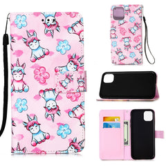 Painted Flat Texture Leather Case with Lanyard & Card Slot & Wallet & Holder, For iPhone 12 Pro Max