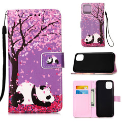 Painted Flat Texture Leather Case with Lanyard & Card Slot & Wallet & Holder, For iPhone 12 Pro Max