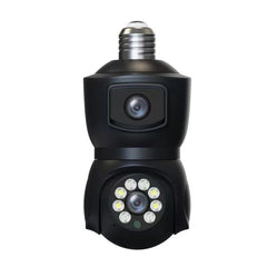 DP41 Bulb-type Dual-lens Motion Tracking Smart Camera Supports Voice Intercom, DP41 (White), DP41 (Black)