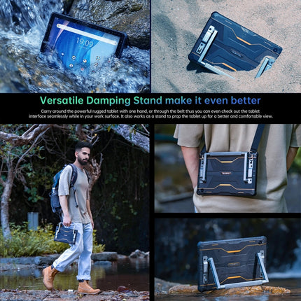 OUKITEL RT6 4G-Netzwerk IP68/IP69K Robustes Tablet, 10,1 Zoll Android 13 MediaTek MT8788 Octa Core unterstützt Dual-SIM, EU-Stecker, RT6 8 GB + 256 GB