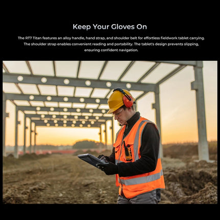 OUKITEL RT7 TITAN 4G-Netzwerk IP68/IP69K Robustes Tablet, 10,1 Zoll Android 13 MediaTek MT8788 Octa Core unterstützt Dual-SIM, EU-Stecker, RT7 4G 8 GB + 256 GB