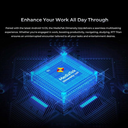 OUKITEL RT7 TITAN 5G Netzwerk IP68/IP69K Robustes Tablet, 10,1 Zoll Android 13 MediaTek Dimensity 720 Octa Core Unterstützt Dual-SIM, EU-Stecker, RT7 5G 12GB+256GB