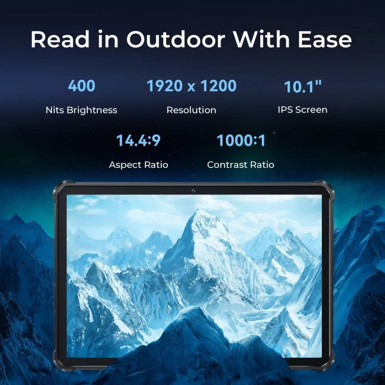 Tableta resistente OUKITEL RT7 TITAN 5G con tecnología IP68/IP69K, 10,1 pulgadas, Android 13, MediaTek Dimensity 720, ocho núcleos, compatible con SIM dual, enchufe de la UE, RT7 5G, 12 GB + 256 GB
