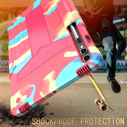 T Holder Robot Silicone Hybrid PC Tablet Case