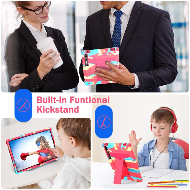 T Holder Robot Silicone Hybrid PC Tablet Case