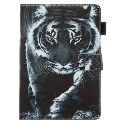 Flat Texture Flat Leather Case with Card Slot & Wallet & Holder & Sleep / Wake-up Function, For Amazon Kindle Fire HD 8 (2020)