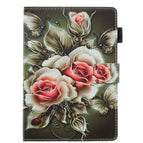For Amazon Kindle Fire HD 8 (2020) / Roses On Black