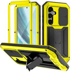 R-JUST Sliding Camera Life Waterproof Holder Phone Case, For Samsung Galaxy S25 5G, For Samsung Galaxy S25+ 5G, For Samsung Galaxy S25 Ultra 5G, For Samsung Galaxy S24 Ultra 5G, For Samsung Galaxy S24+ 5G, For Samsung Galaxy S24 5G