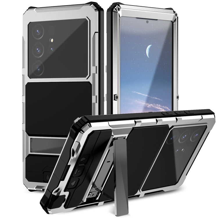 R-JUST Life Waterproof Dustproof Shockproof Holder Phone Case, For Samsung Galaxy S25 Edge 5G, For Samsung Galaxy S25 Ultra 5G, For Samsung Galaxy S24 Ultra 5G