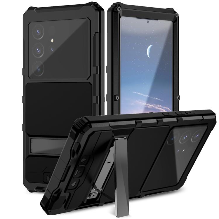R-JUST Life Waterproof Dustproof Shockproof Holder Phone Case, For Samsung Galaxy S25 Edge 5G, For Samsung Galaxy S25 Ultra 5G, For Samsung Galaxy S24 Ultra 5G
