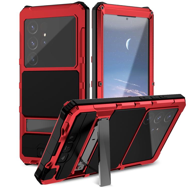R-JUST Life Waterproof Dustproof Shockproof Holder Phone Case, For Samsung Galaxy S25 Edge 5G, For Samsung Galaxy S25 Ultra 5G, For Samsung Galaxy S24 Ultra 5G