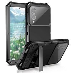 R-JUST Life Waterproof Dustproof Shockproof Holder Phone Case, For Samsung Galaxy S25 Edge 5G, For Samsung Galaxy S25 Ultra 5G, For Samsung Galaxy S24 Ultra 5G