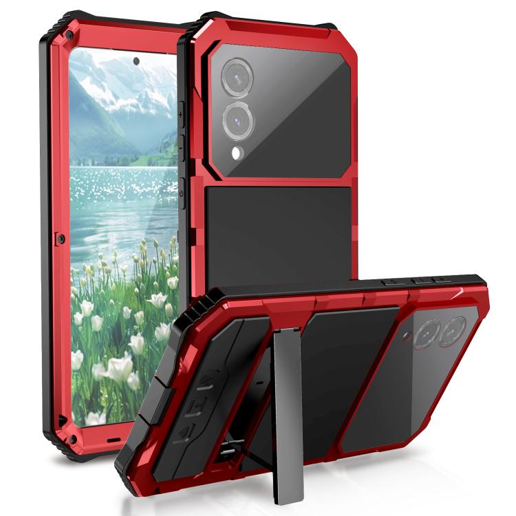 R-JUST Life Waterproof Dustproof Shockproof Holder Phone Case, For Samsung Galaxy S25 Edge 5G, For Samsung Galaxy S25 Ultra 5G, For Samsung Galaxy S24 Ultra 5G