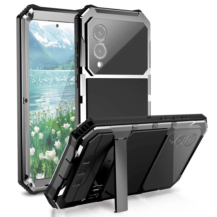 R-JUST Life Waterproof Dustproof Shockproof Holder Phone Case, For Samsung Galaxy S25 Edge 5G, For Samsung Galaxy S25 Ultra 5G, For Samsung Galaxy S24 Ultra 5G