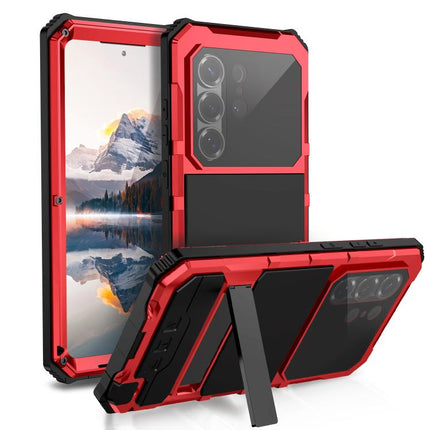 R-JUST Life Waterproof Dustproof Shockproof Holder Phone Case, For Samsung Galaxy S26 Ultra 5G, For Samsung Galaxy S25 Edge 5G, For Samsung Galaxy S25 Ultra 5G, For Samsung Galaxy S24 Ultra 5G