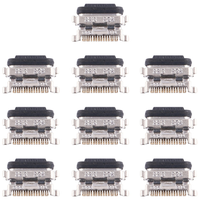 10pcs Original Charging Port Connector, For Xiaomi Mi 10T 5G, For Xiaomi Mi 10T Pro 5G, For Xiaomi 10 Ultra, For Xiaomi Redmi K30 Ultra, For Xiaomi Mi 10 Youth 5G, For Xiaomi Mi 10 Lite 5G, For Xiaomi 10 Pro 5G, For Xiaomi 10 5G