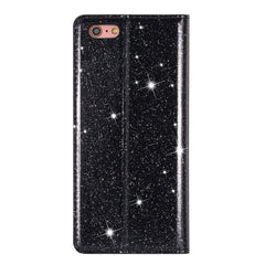 Ultrathin Glitter Magnetic Horizontal Flip Leather Case with Holder & Card Slots, For iPhone 6 Plus, For iPhone 8 / 7, For iPhone 8 Plus / 7 Plus, For iPhone 11, For iPhone 11 Pro