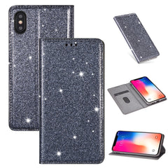 Ultrathin Glitter Magnetic Horizontal Flip Leather Case with Holder & Card Slots, For iPhone 11 Pro Max, For iPhone X / XS, For iPhone XS Max, For iPhone XR