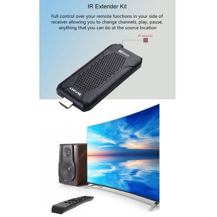 Measy FHD656 Nano 1080P HDMI 1.4 HD Wireless Audio Video Double Mini Transmitter Receiver Extender Transmission System, Transmission Distance: 100m,, US Plug, EU Plug, AU Plug, UK Plug