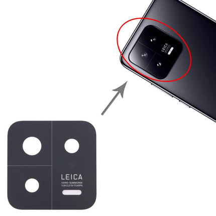 10pcs Back Camera Lens, For Xiaomi 13, For Xiaomi Redmi A1+, For Xiaomi Redmi A1, For Xiaomi 12S Ultra