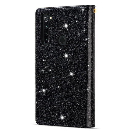 Multi-card Slots Starry Sky Laser Carving Glitter Zipper Horizontal Flip Leather Case with Holder & Wallet & Lanyard, For Xiaomi Redmi Note 8, For Xiaomi Redmi Note 8 Pro, For Xiaomi Redmi 8A / 8A Dual / 8, For Xiaomi Redmi K30