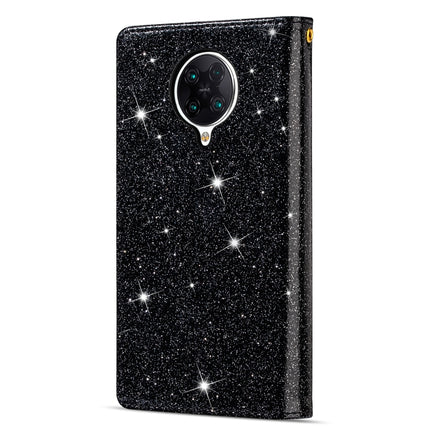 Multi-card Slots Starry Sky Laser Carving Glitter Zipper Horizontal Flip Leather Case with Holder & Wallet & Lanyard, For Xiaomi Redmi K30 Pro, For Xiaomi Mi 9 / Mi 9 Explorer, For Xiaomi Mi CC9 Pro, For Xiaomi Note 10 Pro