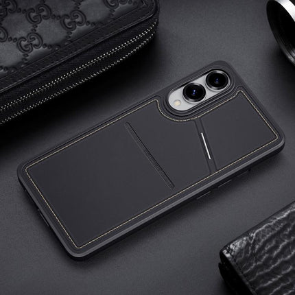 DUX DUCIS Rafi II Series MagSafe Magnetic Holder RFID Phone Case, For Samsung Galaxy S25 Edge 5G, For Samsung Galaxy S25 5G, For Samsung Galaxy S25 Ultra 5G, For Samsung Galaxy S24 Ultra 5G