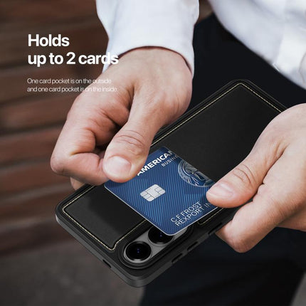 DUX DUCIS Rafi II Series MagSafe Magnetic Holder RFID Phone Case, For Samsung Galaxy S25 Edge 5G, For Samsung Galaxy S25 5G, For Samsung Galaxy S25 Ultra 5G, For Samsung Galaxy S24 Ultra 5G