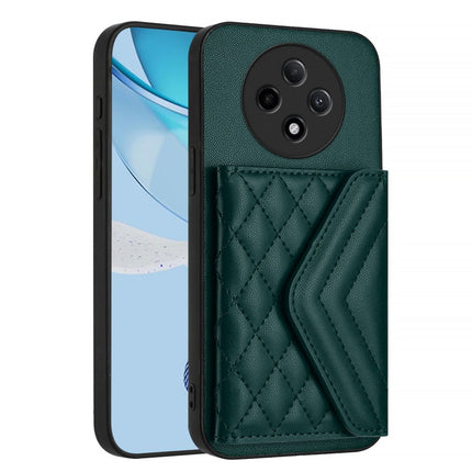 Rhombic Texture Card Bag RFID Phone Case with Long Lanyard, For OPPO A3 Pro 5G, For OPPO Reno11 F Thai Version, For OPPO F25 Pro 5G India, For OPPO Reno11 Global