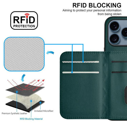 Rhombic Texture Card Bag RFID Phone Case with Long Lanyard, For iPhone 17 Pro Max, For iPhone 17 Pro, For iPhone 17, For iPhone Air