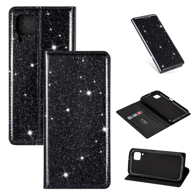 Ultrathin Glitter Magnetic Horizontal Flip Leather Case with Holder & Card Slots, For Huawei P40 Lite, For Huawei P40, For Huawei P40 Pro, For Huawei Mate 20 Pro