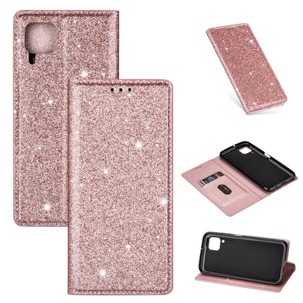 Ultrathin Glitter Magnetic Horizontal Flip Leather Case with Holder & Card Slots, For Huawei P40 Lite, For Huawei P40, For Huawei P40 Pro, For Huawei Mate 20 Pro