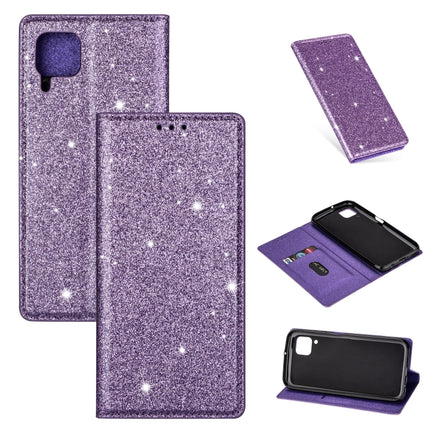Ultrathin Glitter Magnetic Horizontal Flip Leather Case with Holder & Card Slots, For Huawei P40 Lite, For Huawei P40, For Huawei P40 Pro, For Huawei Mate 20 Pro